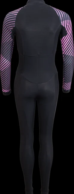 AGU Schaatskleding>Dames Marathon Thermoschaatspak Black subli