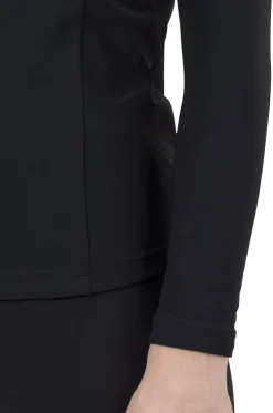 AGU Hardloopshirts>Jersey womens Turtle melange Black/Iron Grey