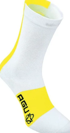 AGU Fietssokken|Overig>Linea Summer Fietssok Wit/Fluor