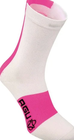 AGU Fietssokken|Overig>Linea Summer Fietssok Wit/Roze