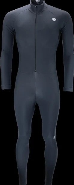 AGU Schaatskleding>marathon thermo schaatspak dames dark grey/black