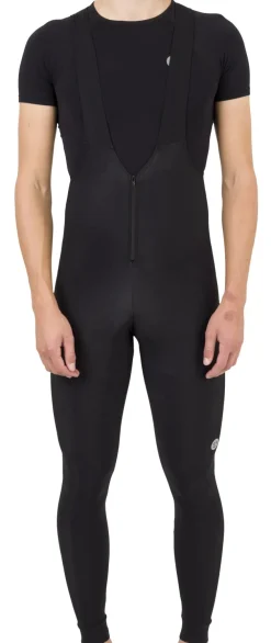 AGU Schaatskleding>Salopette met korte rits Black