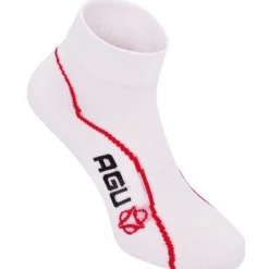 AGU Fietssokken|Overig>Summer Fietssok Wit/Rood duo-pack