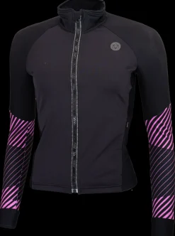 AGU Fietskleding Dames|Schaatskleding>Thermo schaatsjack black/pink