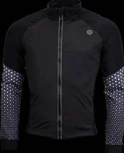 AGU Schaatskleding>Thermo schaatsjack zwart/wit