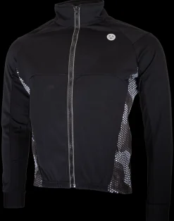AGU Fietskleding Heren|Schaatskleding>Windtex jacket Hexa Camo Black/Iron Grey