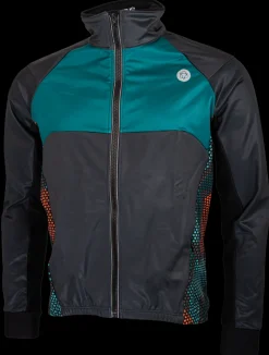 AGU Fietskleding Heren|Schaatskleding>Windtex jacket Hexa Camo Green/Orange/Iron Grey