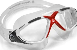 Aqua Sphere Triathlon Accessoires>Vista White/Dark Grey Clear Lens