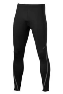 Asics Hardloopbroeken>Lite-Show Winter tight 124764-0779 Black/Grey Heren