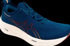 Asics Hardloopschoenen>Nimbus 26 rich navy/faded orange