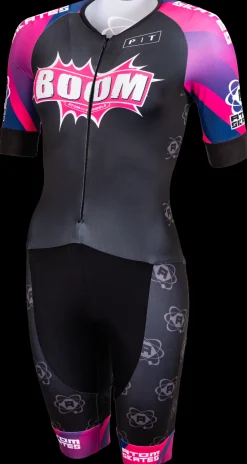 Atom Skeelerkleding>Boom skeelerpak lila/roze