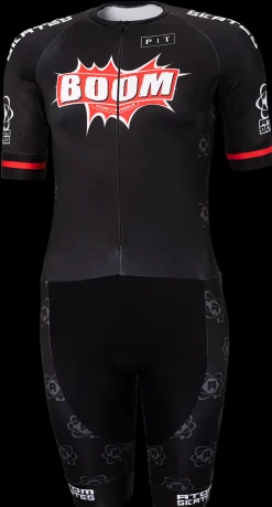 Atom Skeelerkleding>Boom skeelerpak zwart/rood