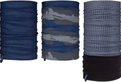 Avento Helmmutsjes & Bandana'S|Schaatskleding>colsjaal set van 3 stuks zwart/blauw