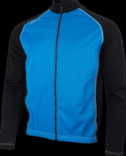Avento Fietskleding Heren|Skeelerkleding>schaatsjack windstopper zwart/blauw