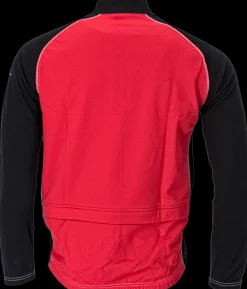 Avento Fietskleding Heren|Skeelerkleding>schaatsjack windstopper zwart/rood