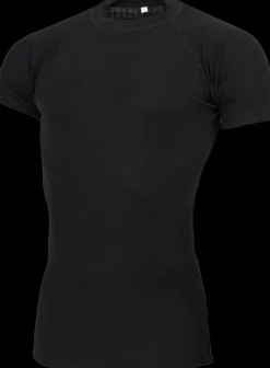 Avento Ondershirts>Thermoshirt Heren Zwart (korte mouw) 722