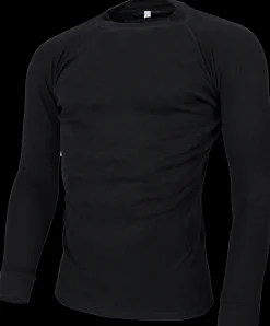 Avento Ondershirts>Thermoshirt Heren Zwart (lange mouw) 723