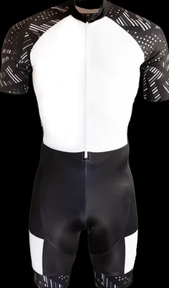 Bioracer Skeelerkleding>skeelerpak zwart/wit
