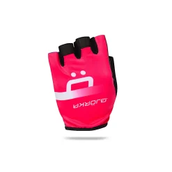 Bjorka Wielerhandschoenen Kort>Wielerhandschoen Isoard Pink Fluo/Black