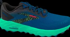 Brooks Wandelschoenen|Trailschoenen>Cascadia 17 victoria blue/black/spring red