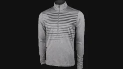Brooks Hardloopshirts>Men's Dash 1/2 zip [heather Oxford macro]