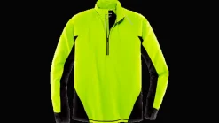 Brooks Hardloopshirts>Men's Drift 1/2 zip [nightlife/black]