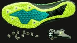 Brooks Spikes>Men's Mach 19 black/shoots/blue grass