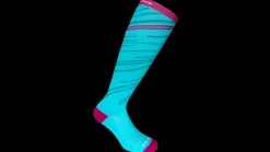 Brooks Blessurepreventie|Hardloopsokken>Unisex Fanatic Compression socks [turquoise/fuchsia]