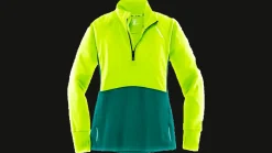Brooks Hardloopshirts>Women's Drift 1/2 zip [nightlife/kale]