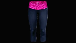 Brooks Hardloopbroeken>Women's Infinity Capri III [midnight/fuchsia/digi print]