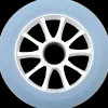 DMB Skeelerwielen>110 licht blauw/wit (set van 6 stuks)