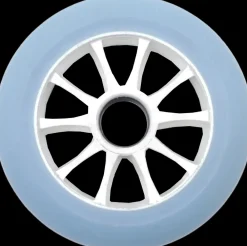 DMB Skeelerwielen>110 licht blauw/wit (set van 6 stuks)