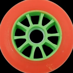 DMB Skeelerwielen>rood/groen 100 (set van 8 stuks)