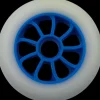 DMB Skeelerwielen>wit/blauw 110mm