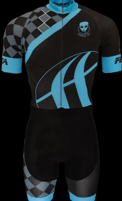 DoubleFF Skeelerkleding>Area 51 blauw