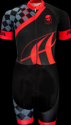 DoubleFF Skeelerkleding>Area 51 rood