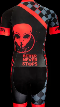 DoubleFF Skeelerkleding>Area 51 rood