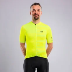 Ekoi Fietskleding Heren>Graphic fluo geel