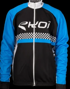 Ekoi Kleding|Skeelerkleding>kinder fietstrui blauw