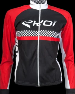 Ekoi Kleding|Skeelerkleding>kinder fietstrui rood