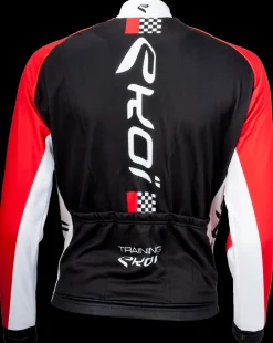 Ekoi Kleding|Skeelerkleding>kinder fietstrui rood