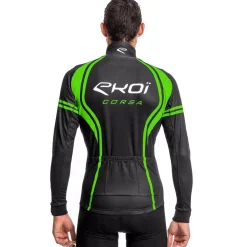 Ekoi Fietskleding Heren>TRUI LANGE MOUWEN CORSA GROEN