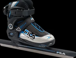 Fila Kinderschaatsen|Kinderschaatsen>Wizy Ice Speed Combinoor (verstelbaar) Black/silver/light blue
