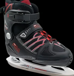 Fila Kinderschaatsen|Kinderschaatsen>X-one verstelbare kinderschaats black -red