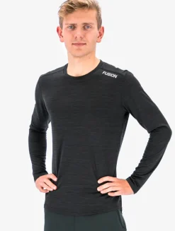 Fusion Hardloopshirts>mens C3 long sleeve black