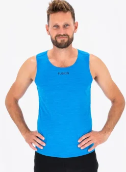 Fusion Hardloopshirts>mens C3 singlet surf blue