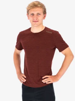 Fusion Hardloopshirts>mens C3 t-shirt choko