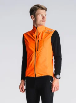 Fusion Sportjacks>mens S1 run vest orange