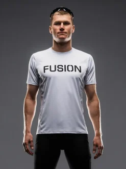 Fusion Hardloopshirts>mens Tempo! t-shirt white brand