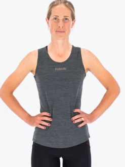 Fusion Hardloopshirts>women C3 singlet grey